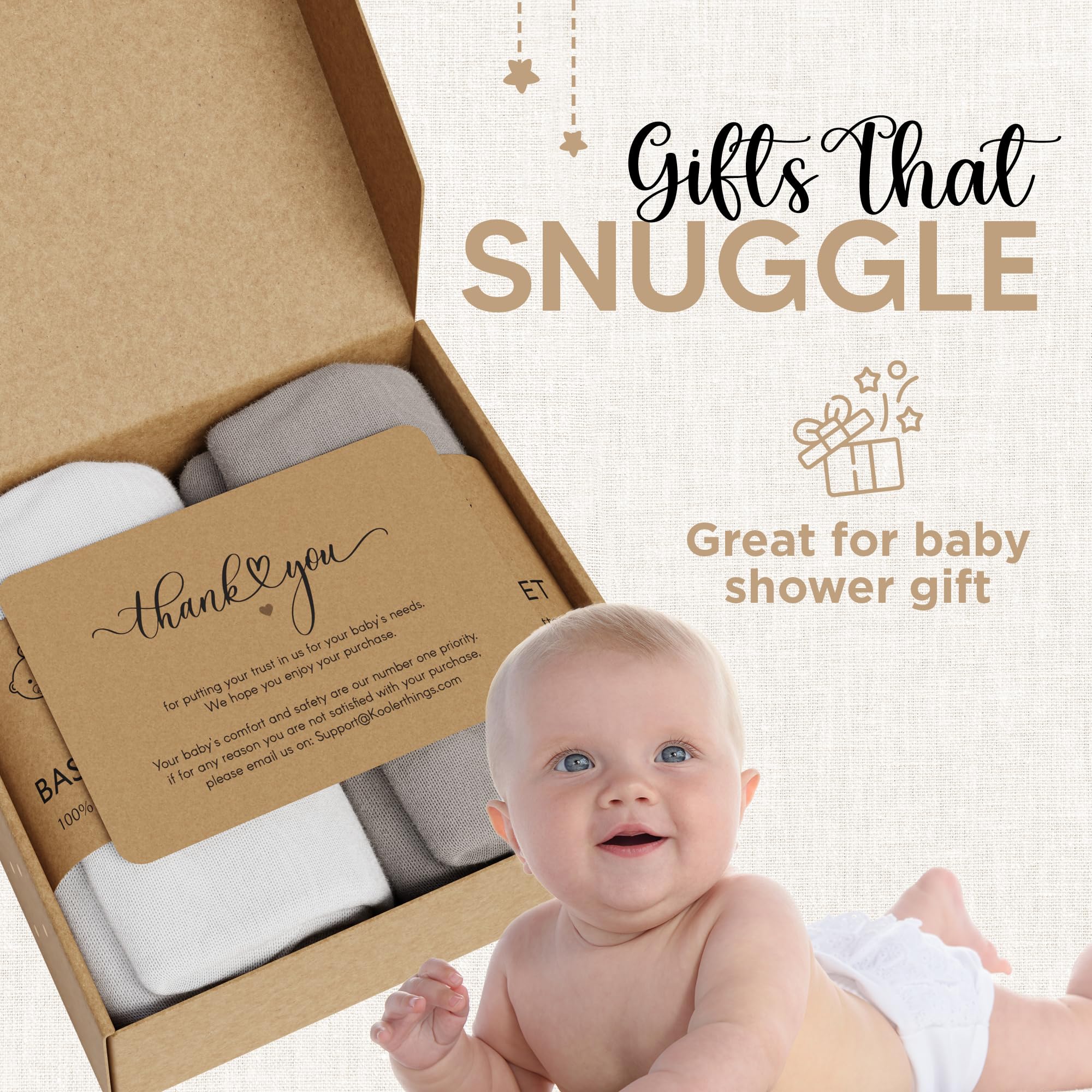 KoolerThings gift-box packaging for baby shower gifts