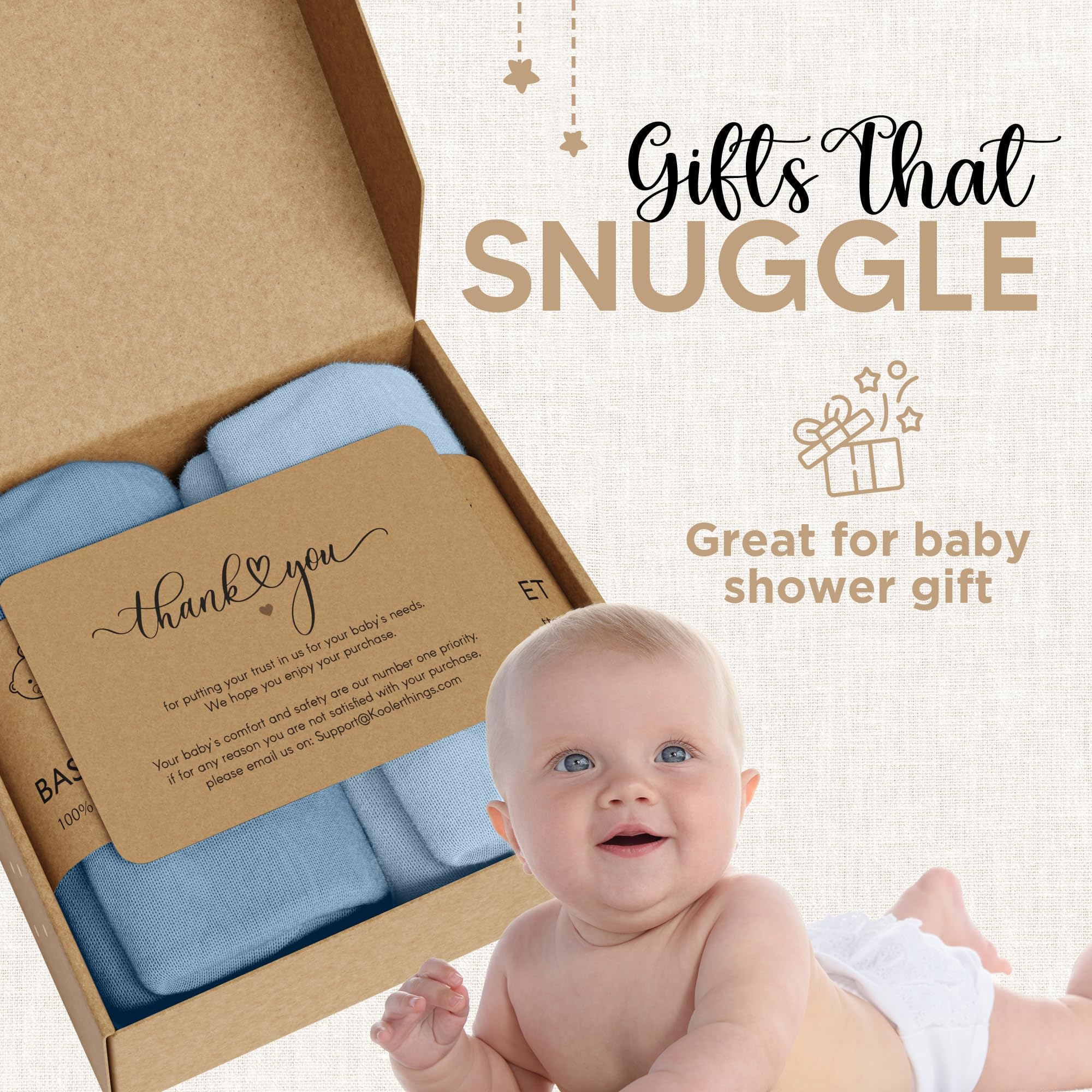 KoolerThings organic cotton bassinet sheets close-up emphasizing breathable fabric.