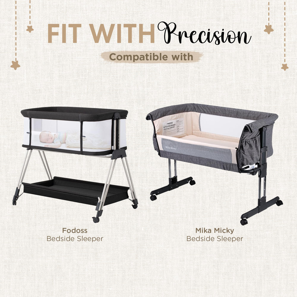 KoolerThings organic cotton bassinet sheets for soft, breathable sleep