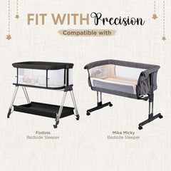 KoolerThings organic cotton bassinet sheets for soft, breathable sleep