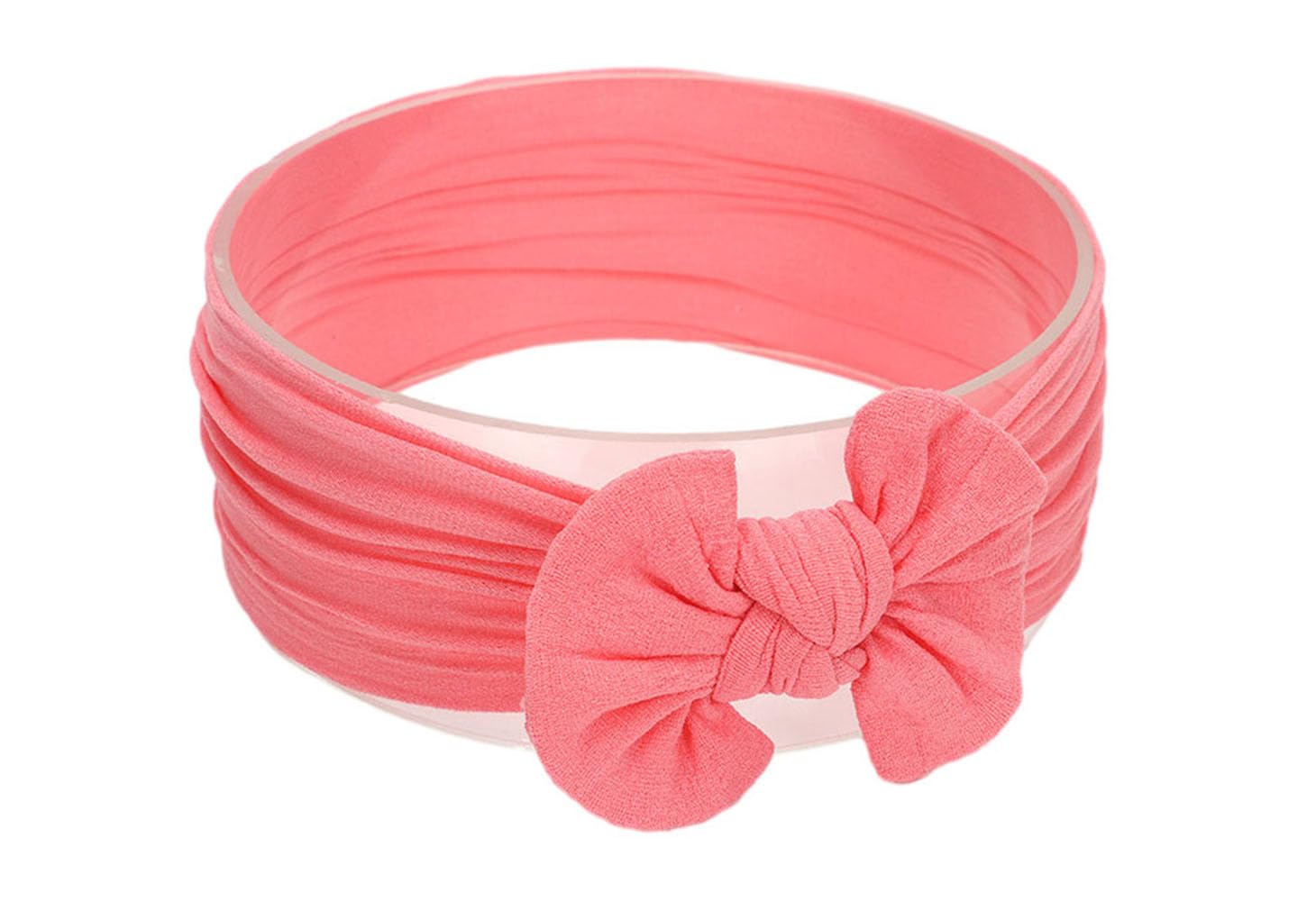 Koolgil bow knot headband in watermelon pink for everyday wear and photos