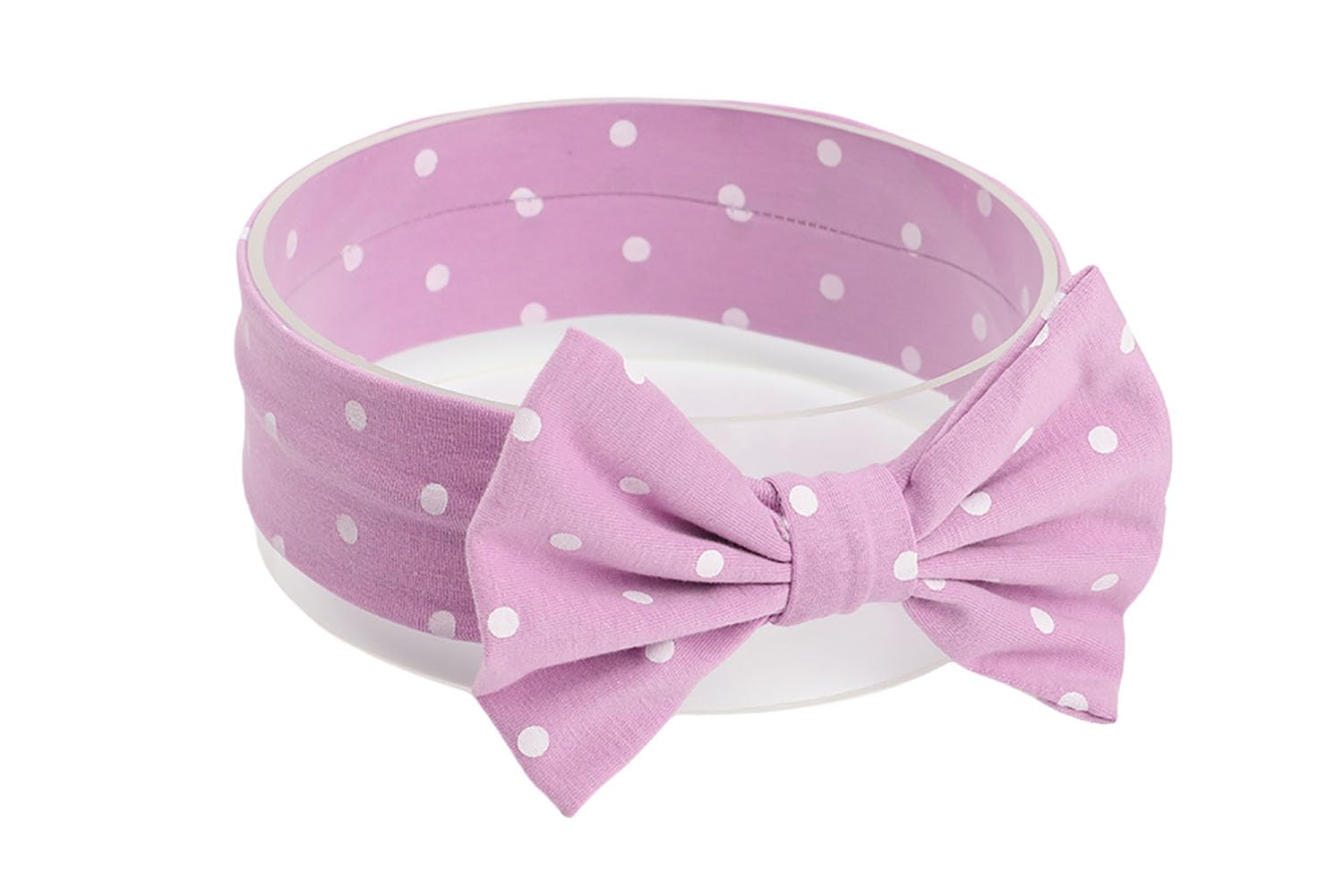 Koolgil baby girl headband with polka-dot bowknot offers gentle comfort for daily wear