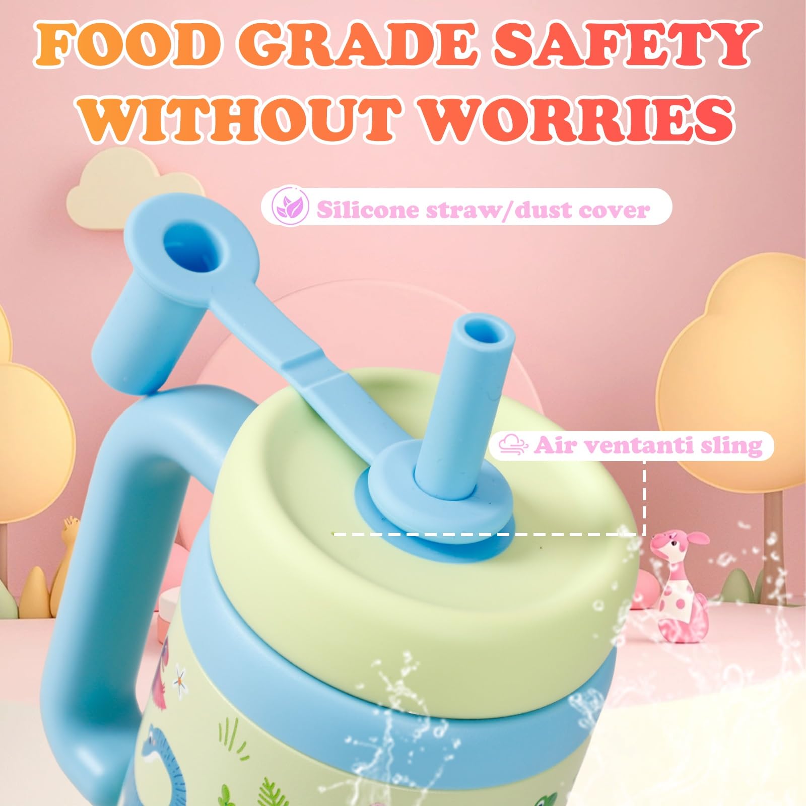 KoovDem wide-mouth design makes cleaning and filling easy after activities.