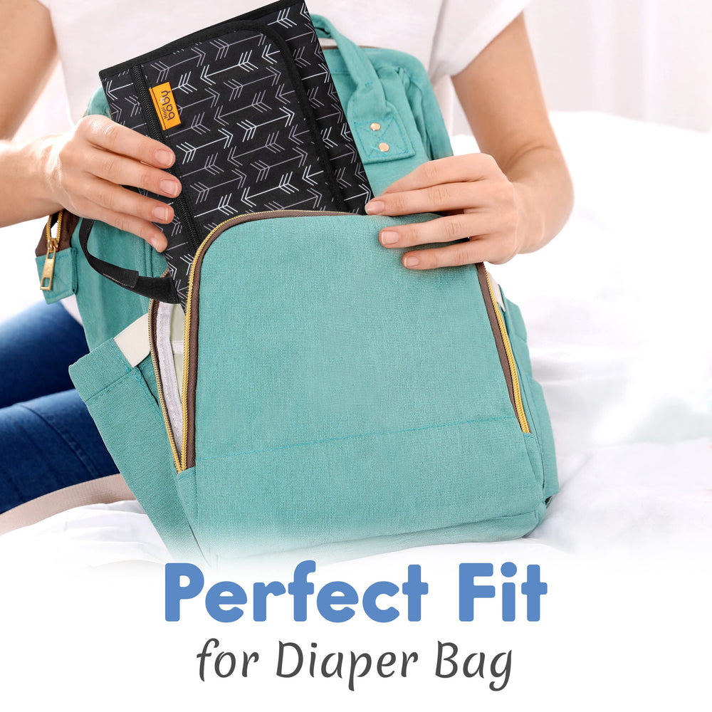 Kopi Baby pad net pocket stores diapers and creams neatly.