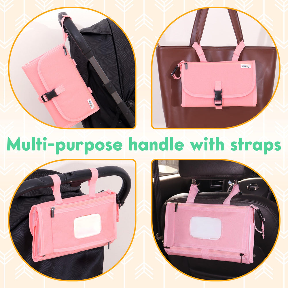 Kopi Baby smart travel bag with two sides offers organized storage