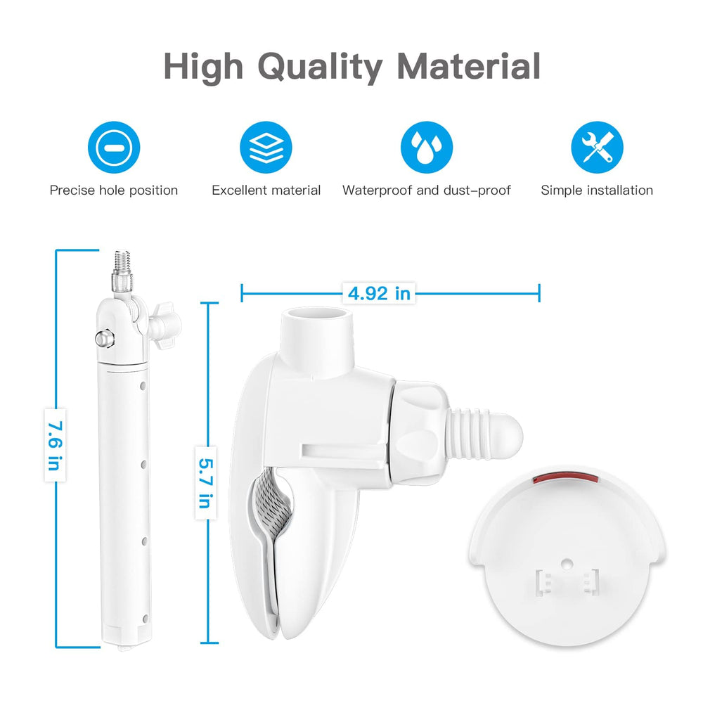 Koroao clip mount on RM5764-2HD enabling precise camera positioning.