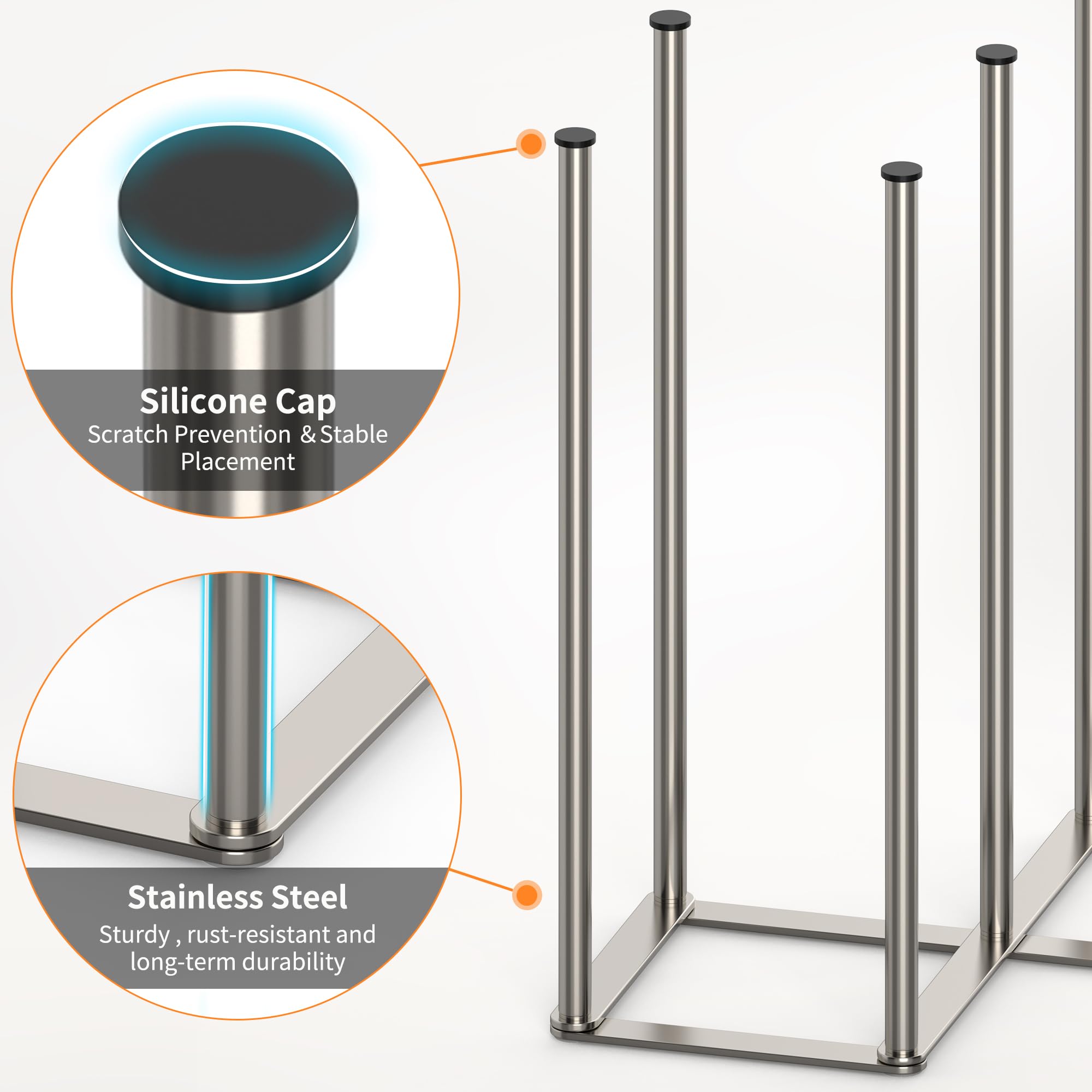 KORRTFID folding rack doubles as a multi-use kitchen drying station.