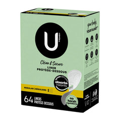 Kotex Lightdays Liners Regular soft-silky pack flatlay highlighting slim profile.