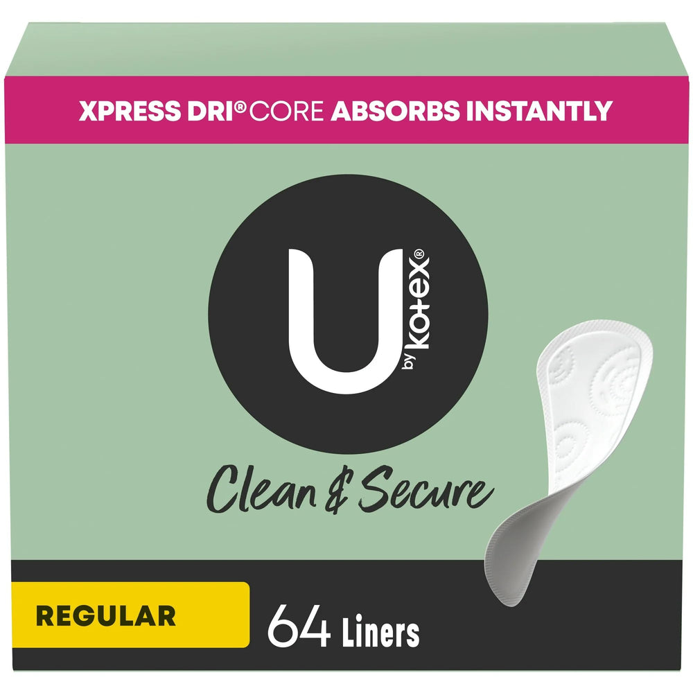 Kotex Lightdays Liners Regular thin-absorbency pack showing light protection.