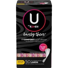 Kotex U by Kotex Barely There Thin Lines cover closeup for ultra-thin protection