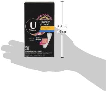 Kotex U by Kotex Barely There Thin Lines soft breathable cover enhances all-day comfort