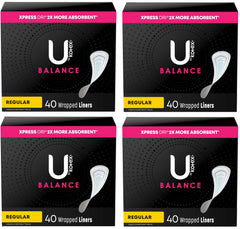U by Kotex Curves wrapped panty liners pack for on-the-go protection