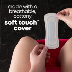 Kotex U by Lightdays Plus liner with compact shape for easy wear