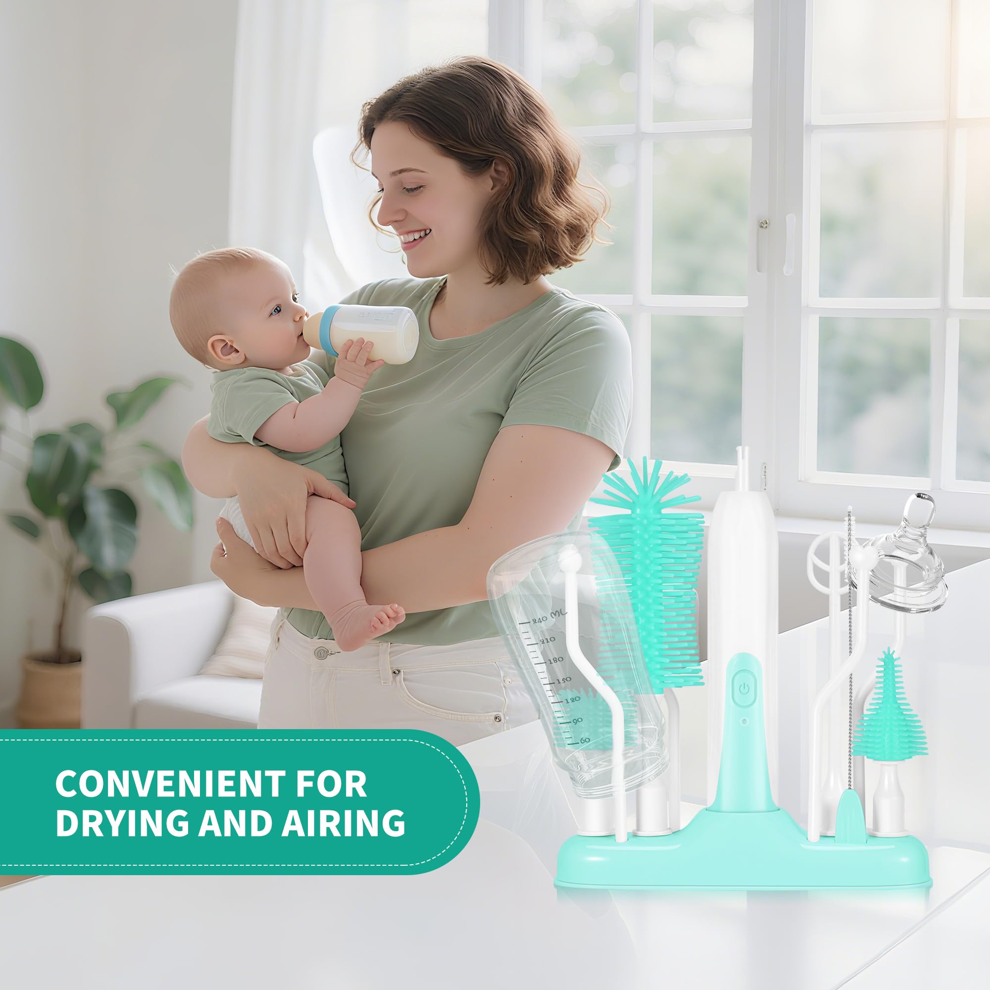 Koumolar straw brush included for cleaning drink straws