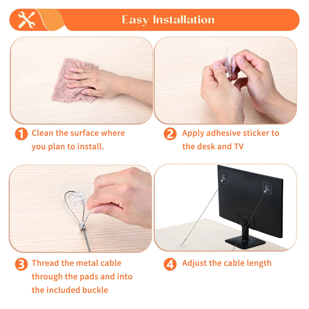 KOVOSCH multi-use safety setup anchors bookshelves and TVs securely.