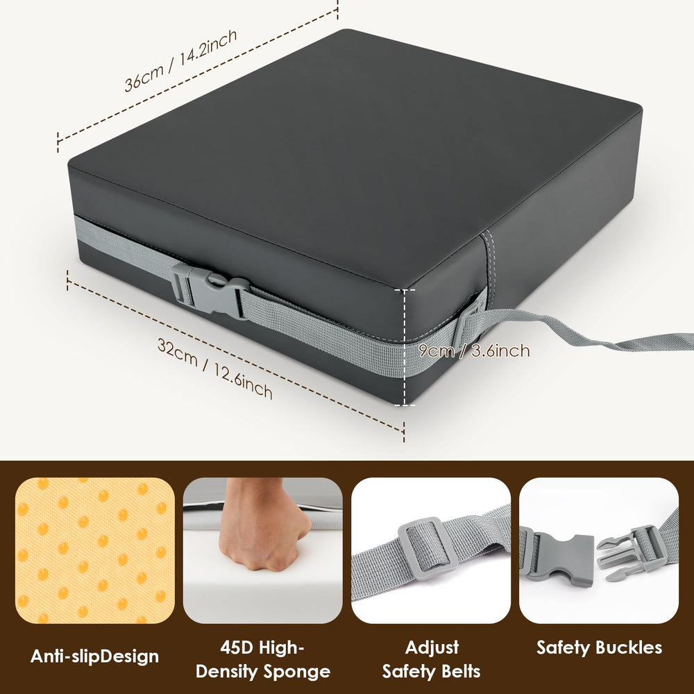 KOXUIUF adjustable safety buckles secure the seat firmly.