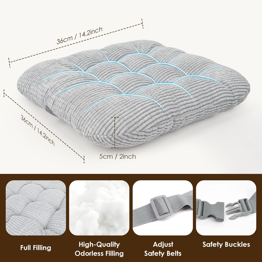KOXUIUF 50D high-density foam preserves shape during meals.