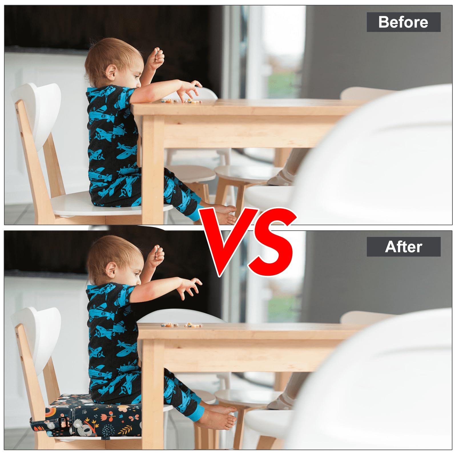 KOXUIUF non-slip silicone base prevents sliding for safer mealtimes.
