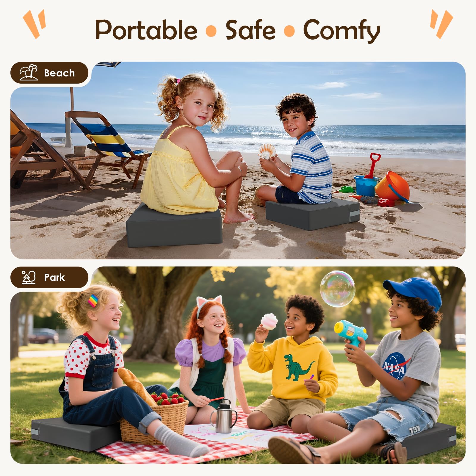 KOXUIUF non-slip bottom prevents sliding on dining chairs.