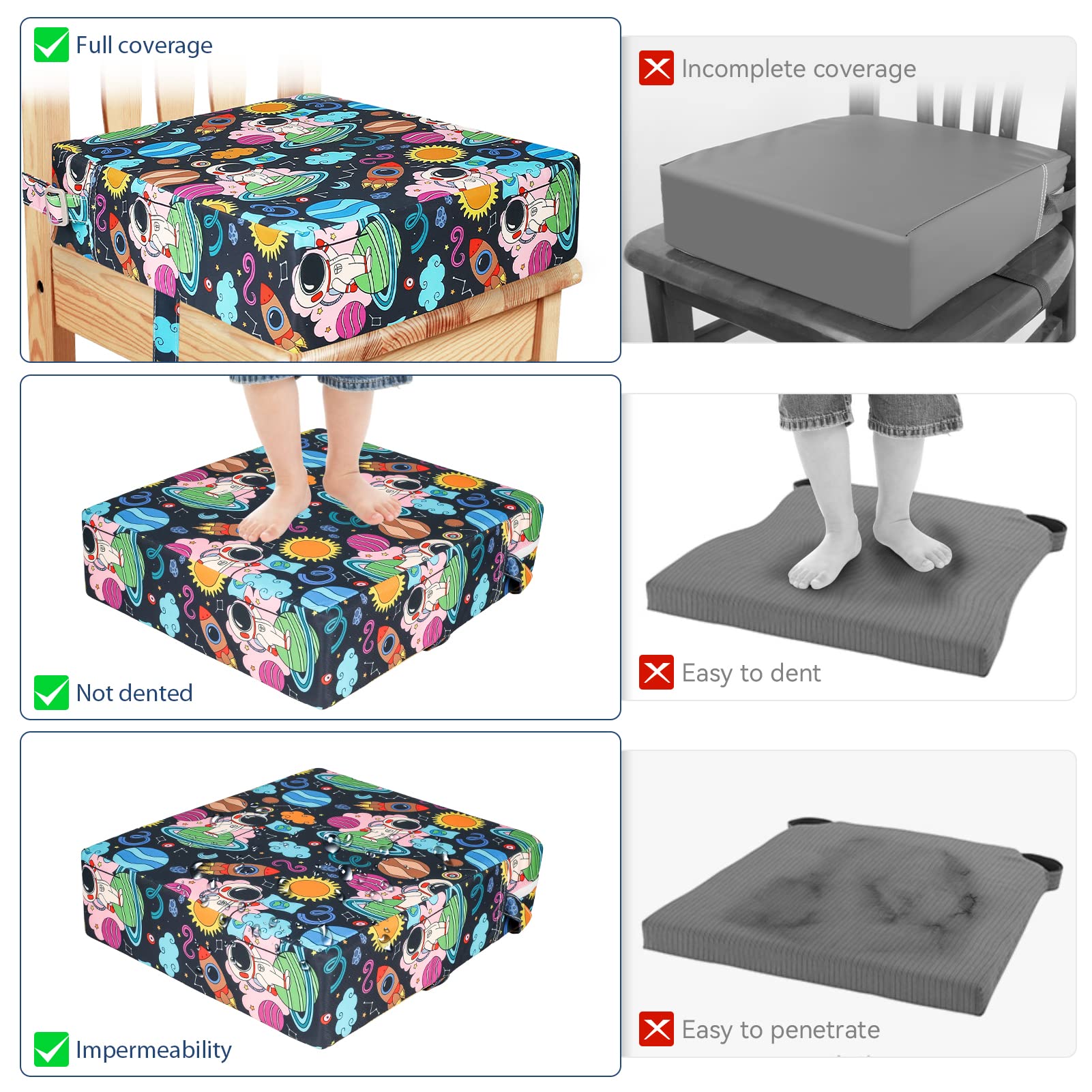 KOXUIUF non-slip bottom prevents slipping on dining chairs