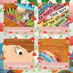 KOYILTD Mad Hatter tea party arrow decor adds whimsical ambiance