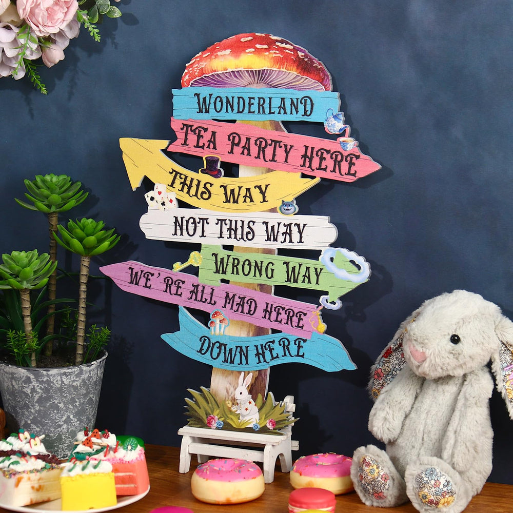 KOYILTD Wonderland arrow signs make a memorable gift for fans