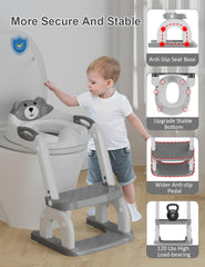 Koyosnier potty seat height-adjustable with 8 positions supports growing toddlers.
