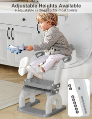 Koyosnier potty seat splash guard helps prevent spills during training sessions.