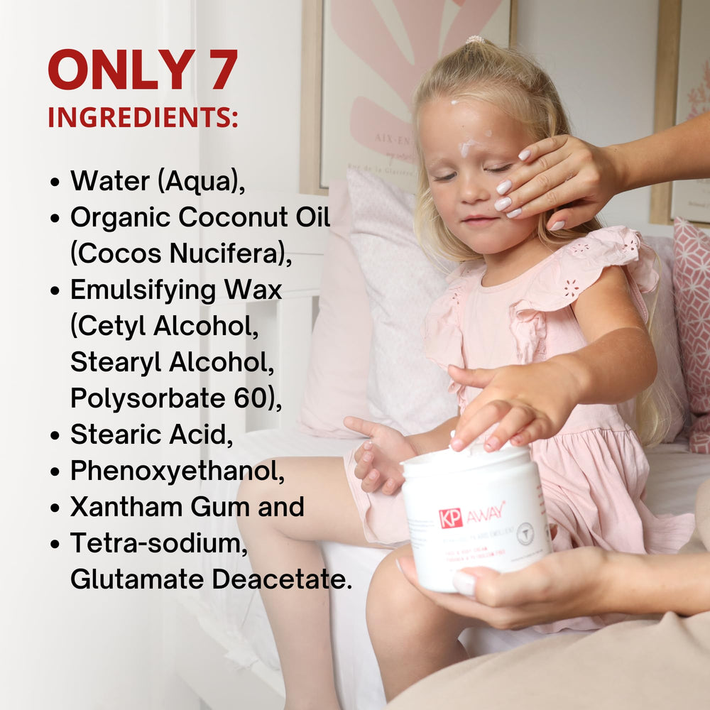 KPAWAY dermatologist-developed label signals trusted pediatric skincare.
