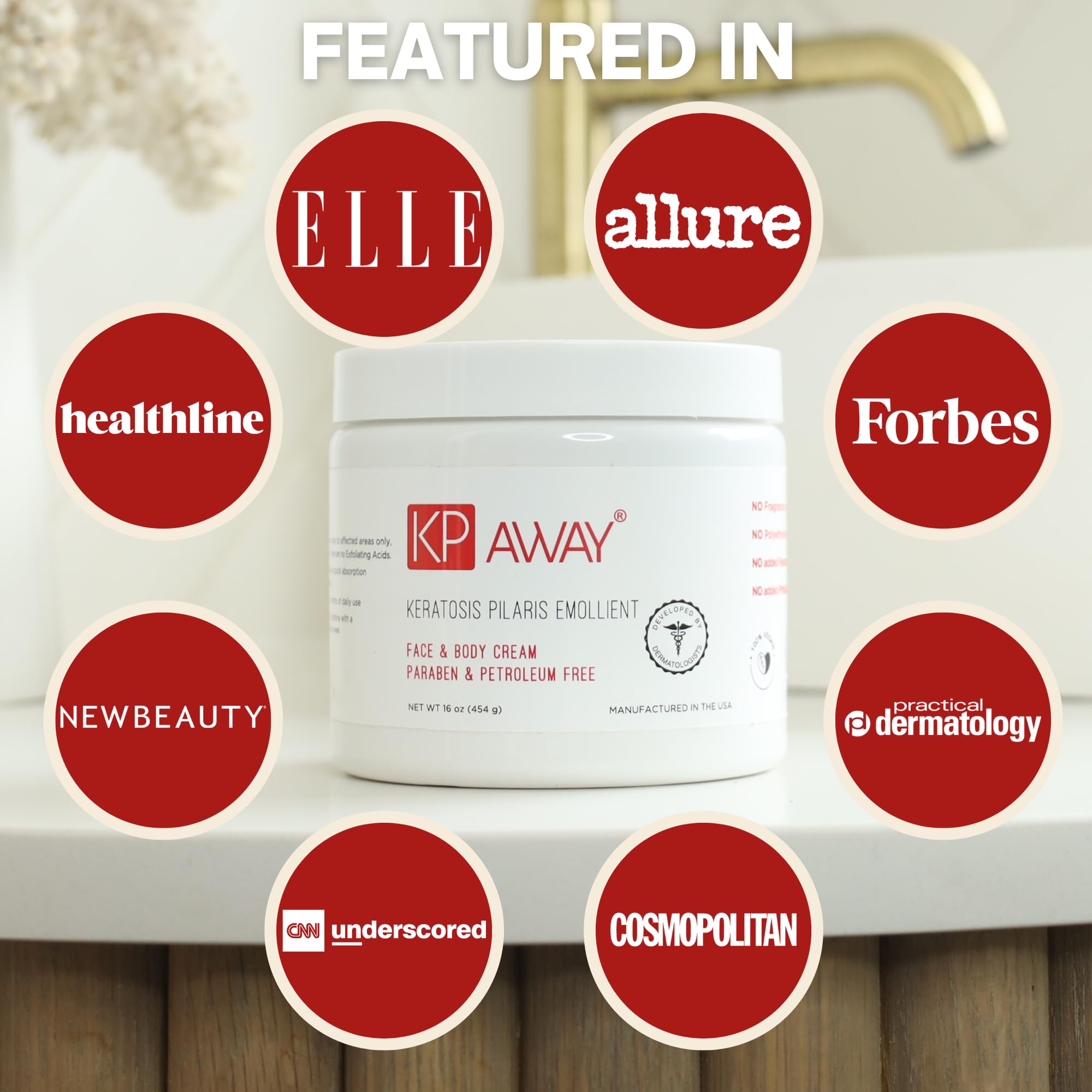 KPAWAY fragrance-free detail emphasizes safe, fragrance-free care.