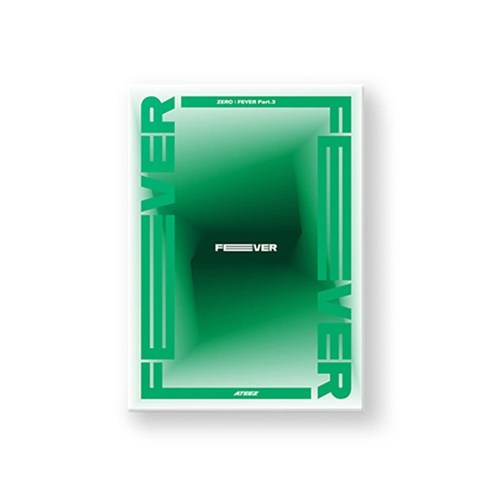 KQ Ent ATEEZ ZERO FEVER Part 3 cover art with vibrant colors for display