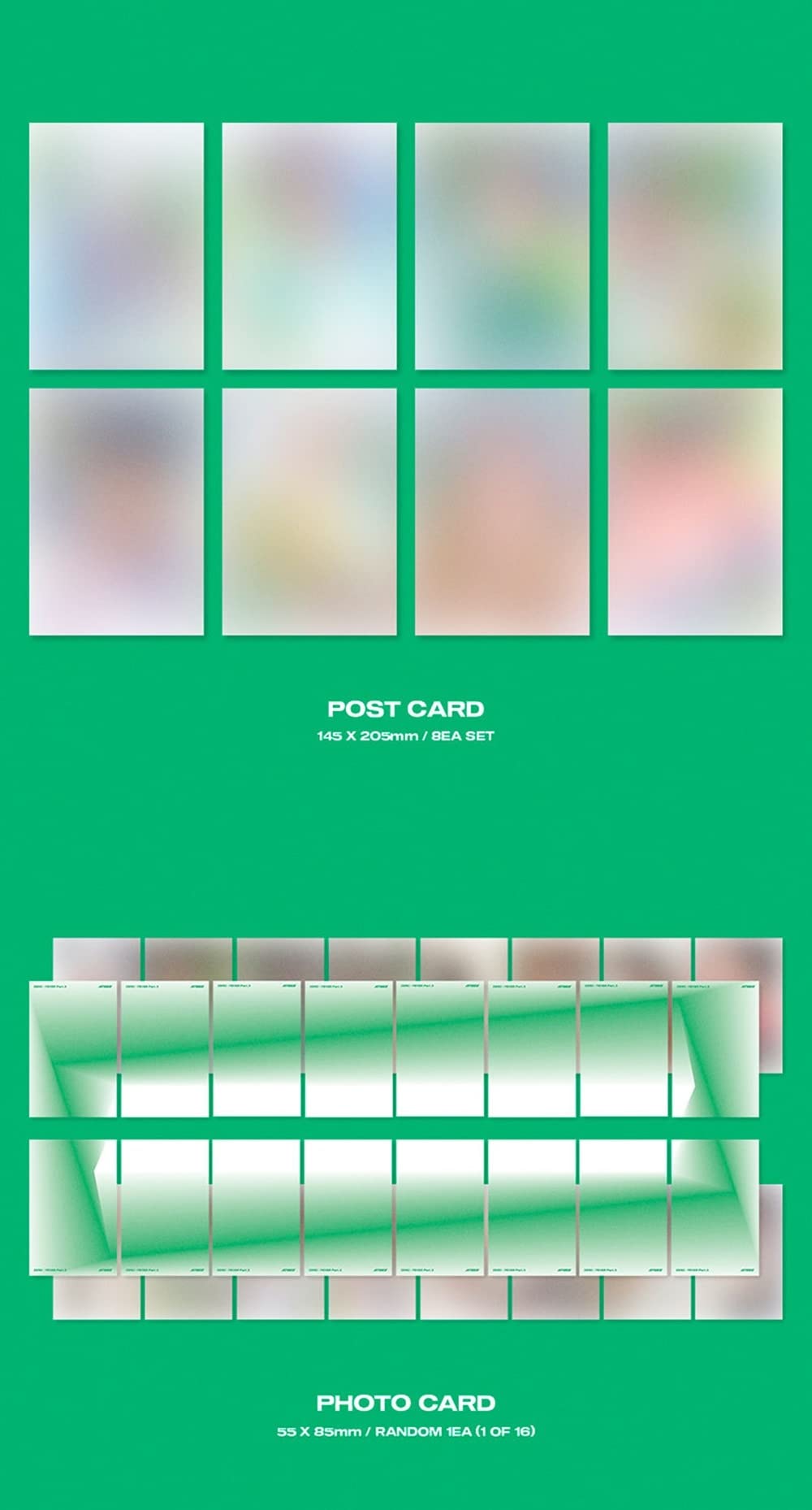 KQ Ent ATEEZ ZERO FEVER Part 3 extra photocards capture collectible member shots