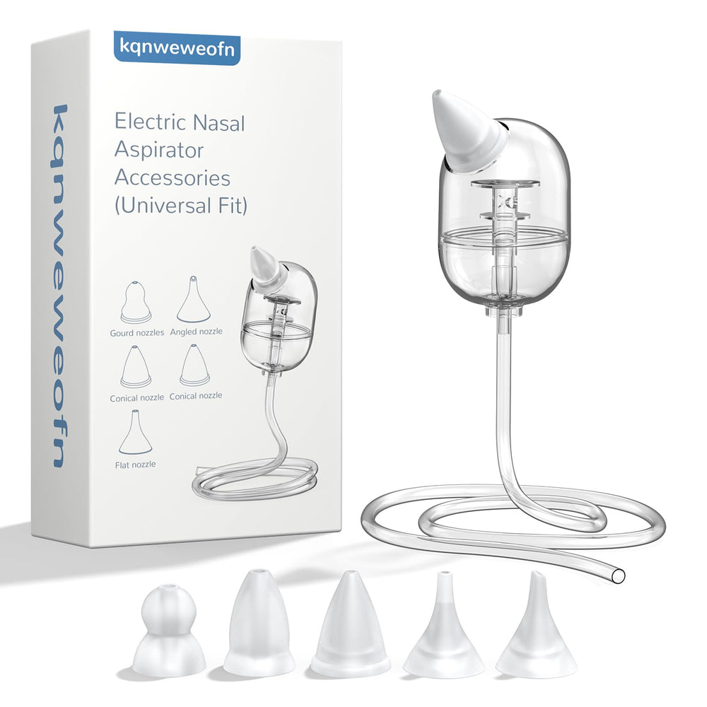 kqnweweofn silicone tips for baby nasal aspirator provide gentle newborn comfort.