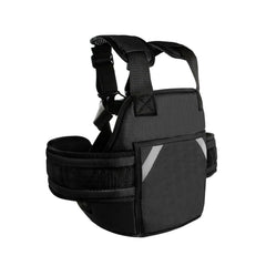 KQSNBG adjustable harness side view shows secure fit for ATV rides.