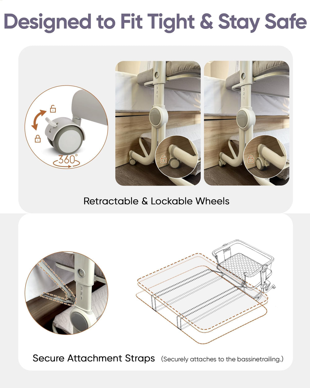 KRIDDO foldable design supports easy travel and compact storage.