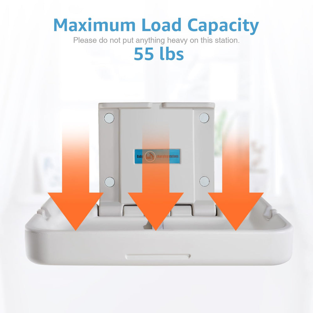 KSITEX changing station with smooth rounded corners for safe handling