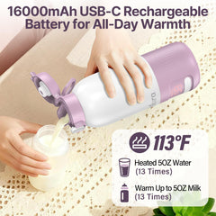 Ktilura bottle warmer with built-in sterilizer for hygienic travel use.