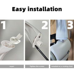 K TOMOTO installation steps for Mamaroo 1037 simplify setup with included screws.