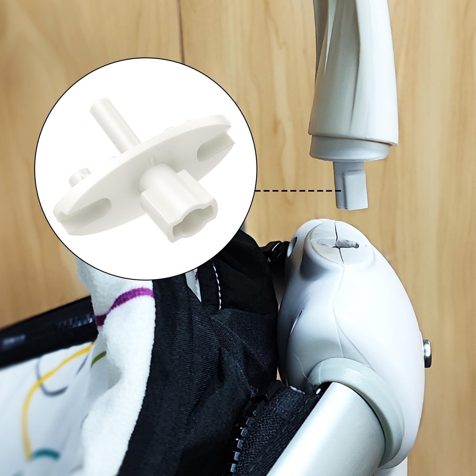 K TOMOTO mobile connector replacement for Mamaroo 1037 enhances reliability during swinging.