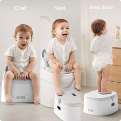 KUB 3-in-1 potty seat blue for growing toddlers