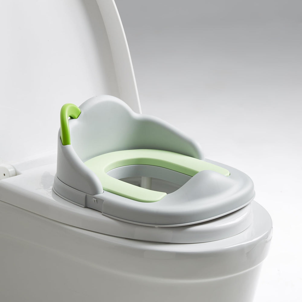 KUB 3-in-1 potty trainer anti-slip base ensures stability on tiled floors.
