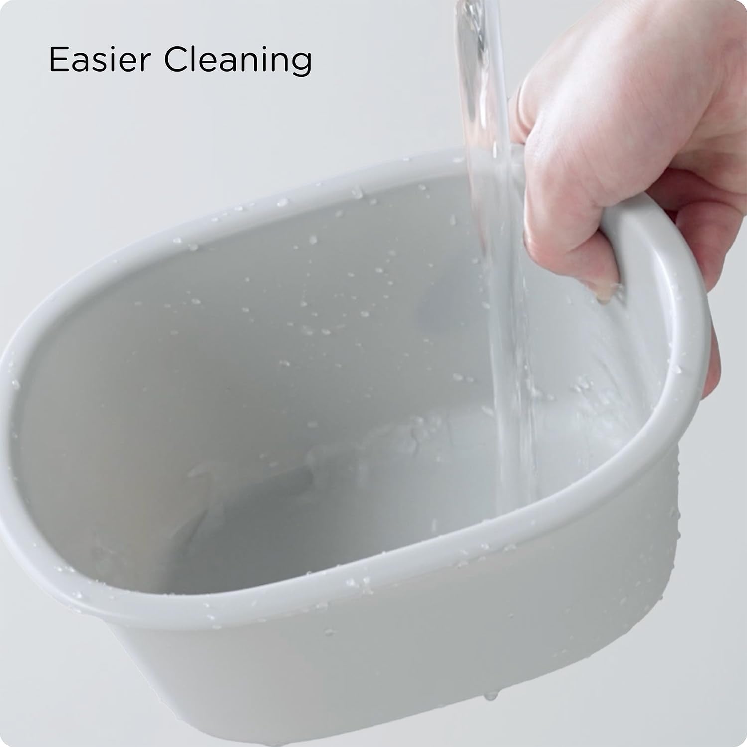 KUB 3-in-1 potty trainer splash guard illustrates mess protection during training.