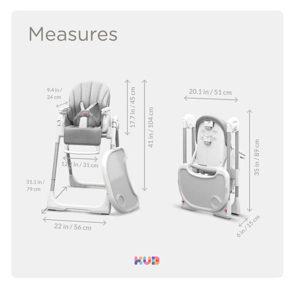 KUB folds flat to save space when not in use.