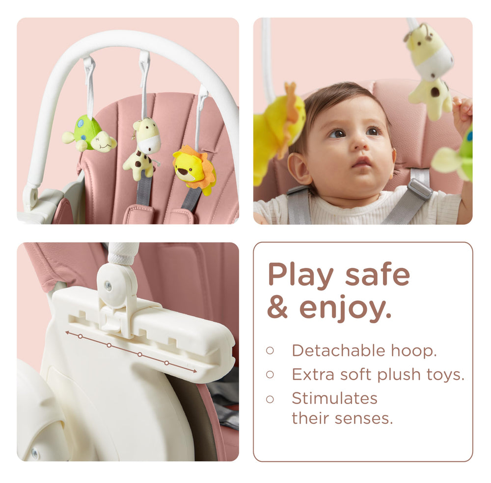 KÜB chair with 7 height positions for growing child