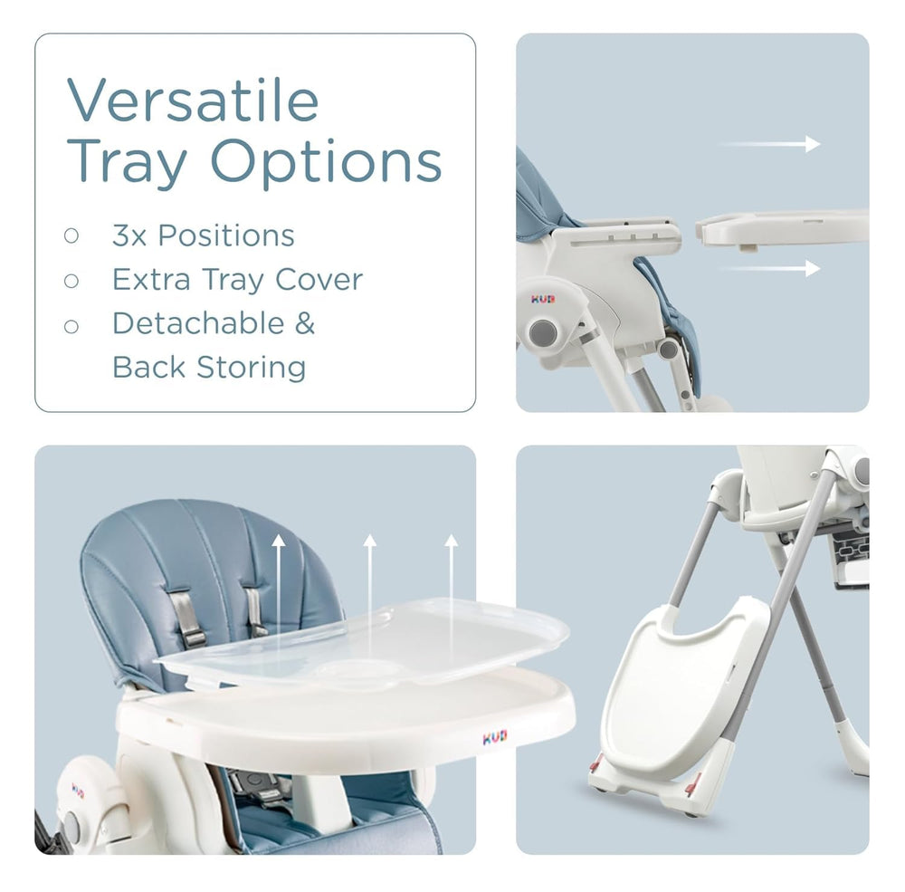 KUB high chair toy arch detail to entertain during meals