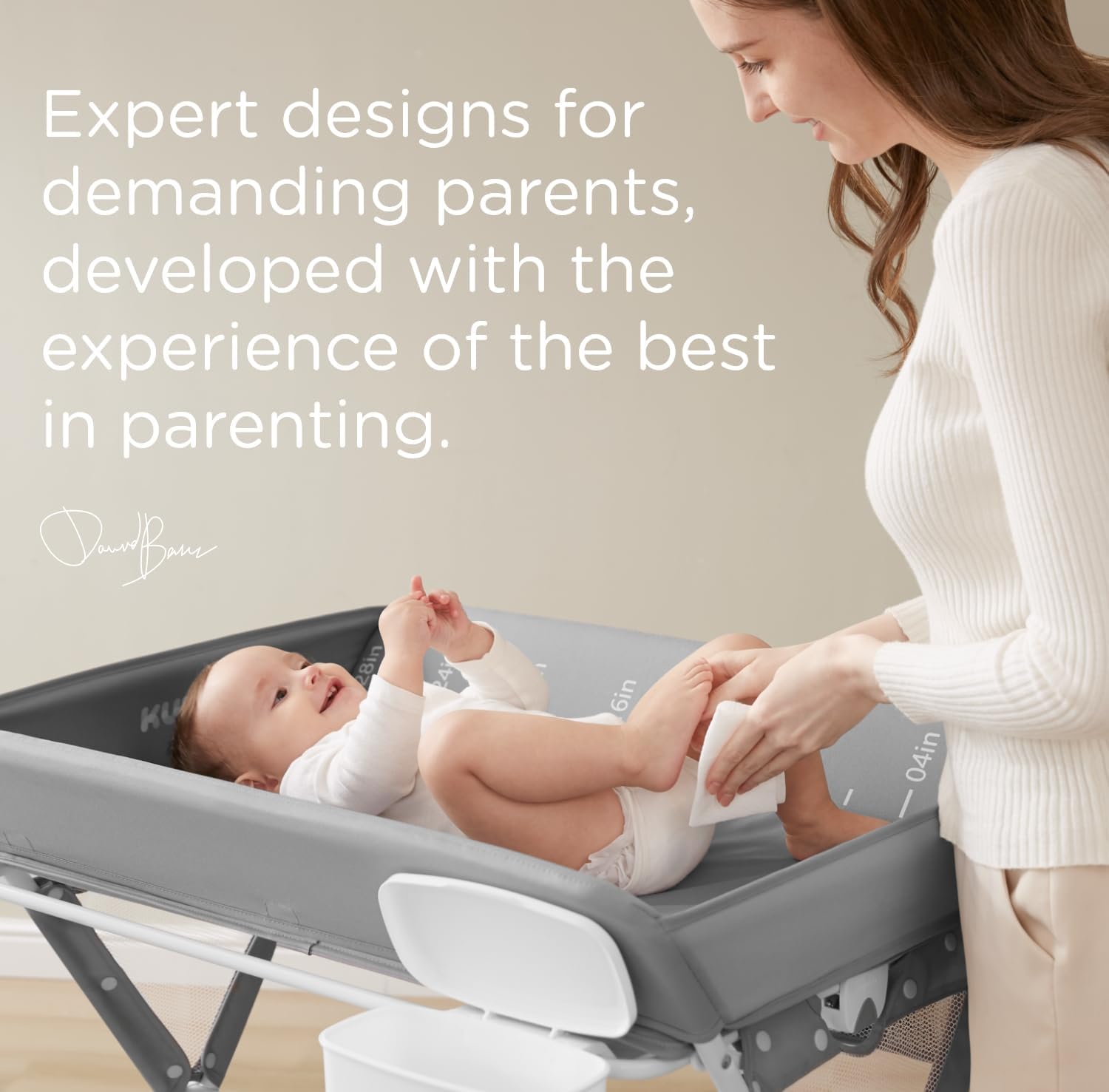KUB changing table used for nursery activities beyond diapering