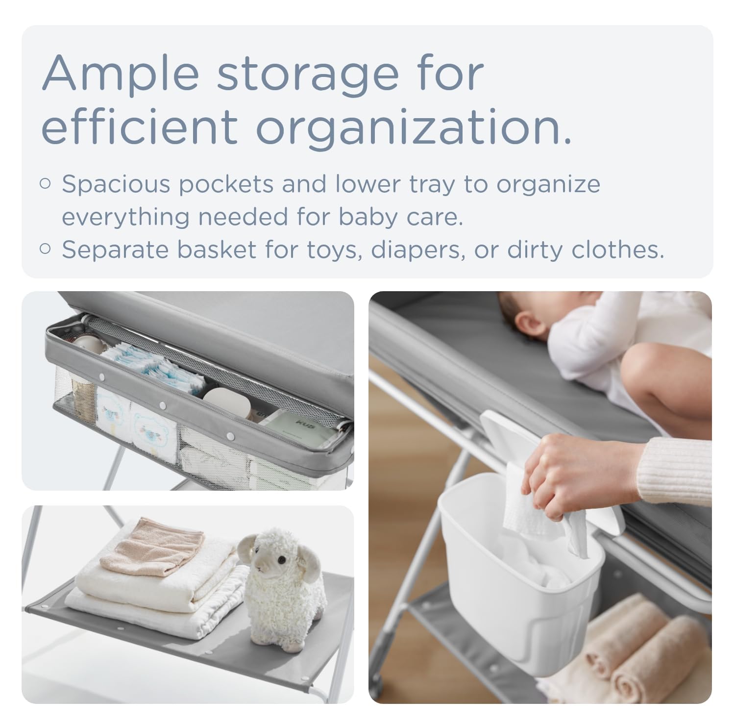 KUB sturdy X-frame construction provides reliable support for babies