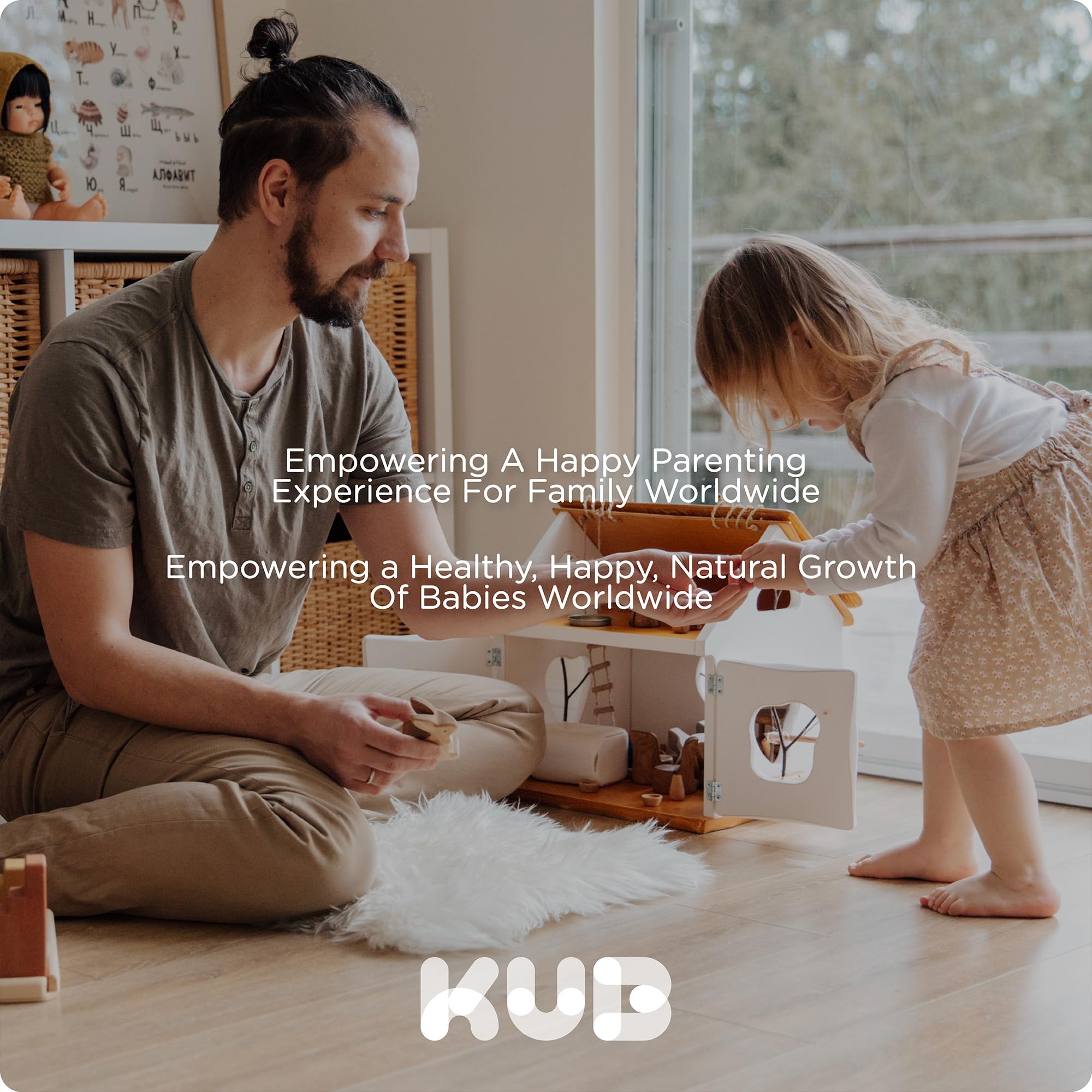 KUB sleep sack flat lay reveals soft cotton fabric and secure fit