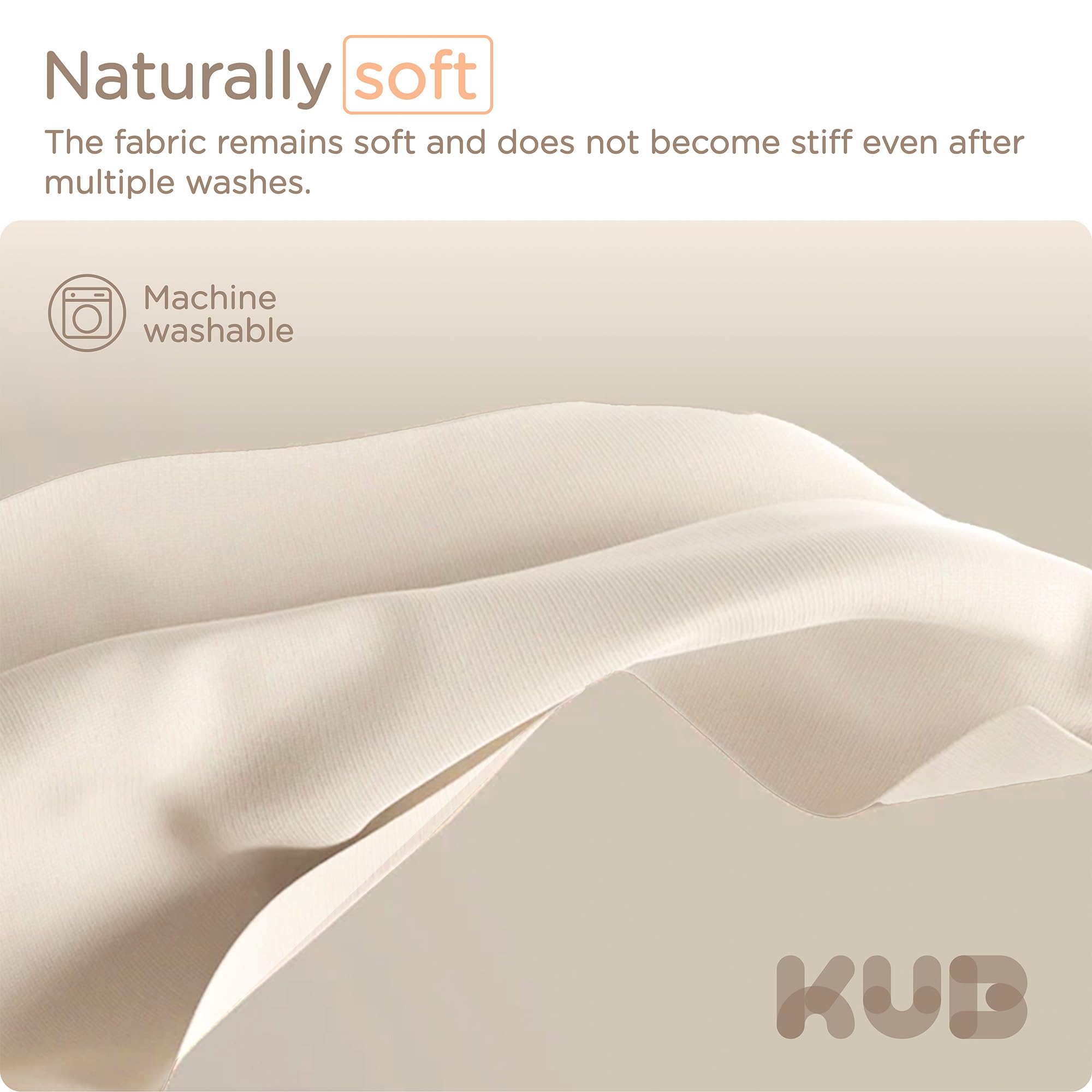KUB sleep sack secure neckline and armholes keep baby cozy and covered