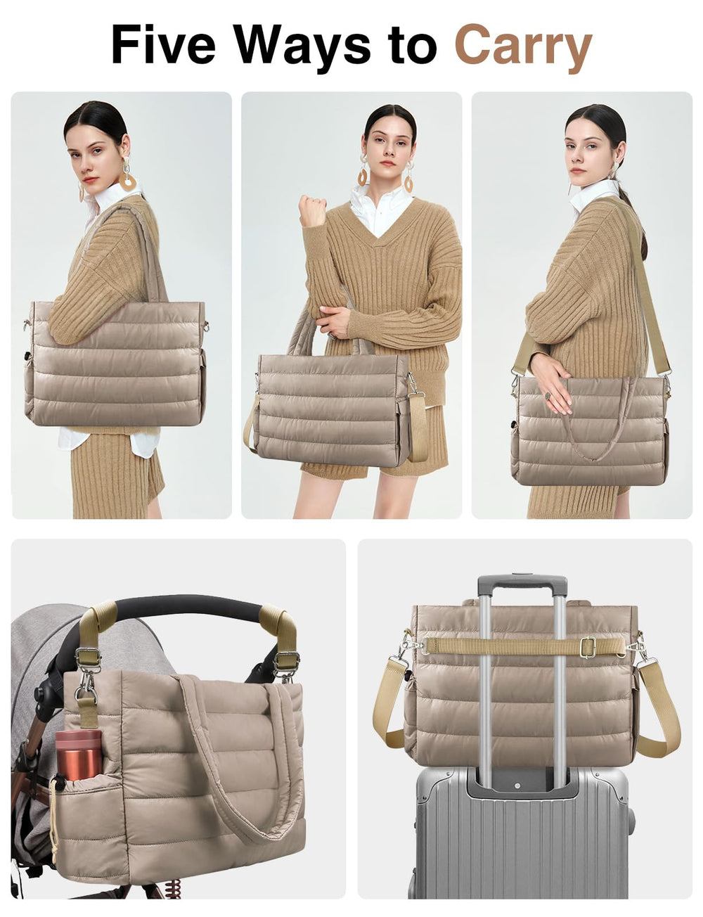 Versatile for work, travel, beach outings, and daily routines